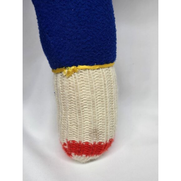 Sock Monkey Superman stuffed animal plush- Handmade 19 Inches - Picture 6 of 14